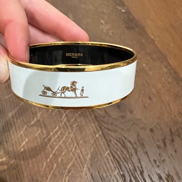 Hermes gold bangle - Picture 1 of 5